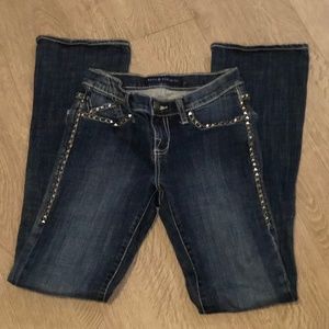 Rock & Republic Trendy Studded Jeans - Size 0